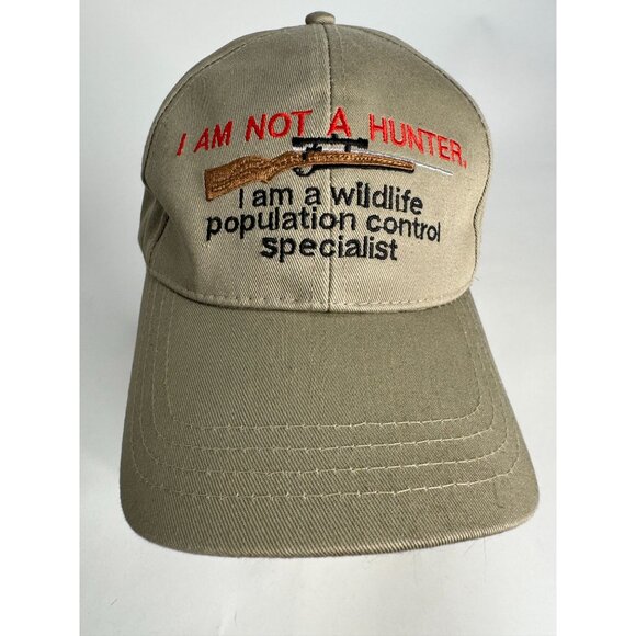 Novelty Baseball Cap "I Am Not A Hunter I Am A Wildlife Population Control Speci - Picture 14 of 16